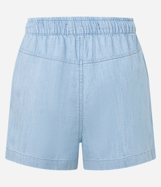 Short Runner en Jeans con Colgante de Piña en el Lazo 6