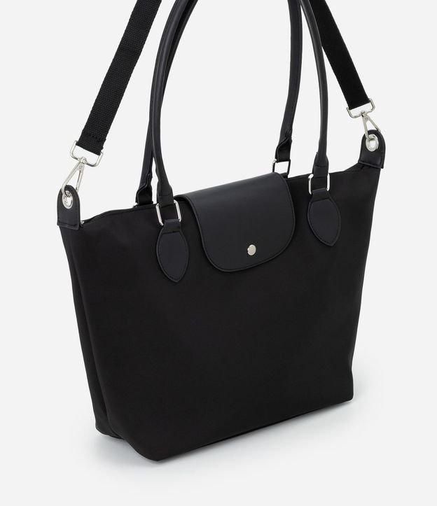Cartera Grande con Cremallera Solapa y Asa Doble 2