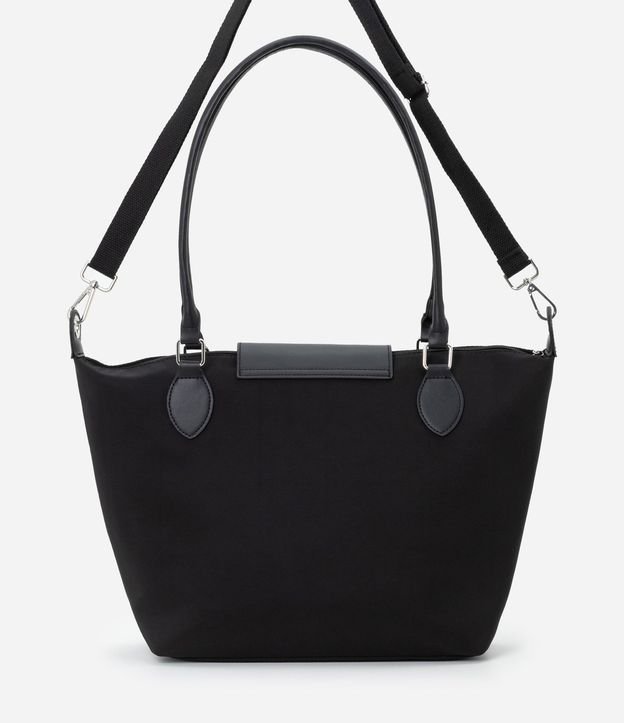Cartera Grande con Cremallera Solapa y Asa Doble 4