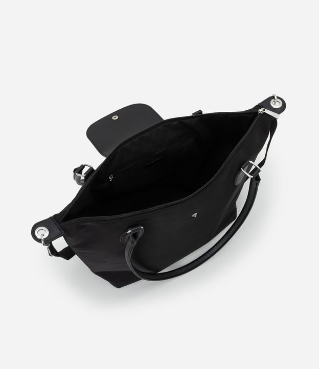 Cartera Grande con Cremallera Solapa y Asa Doble 6