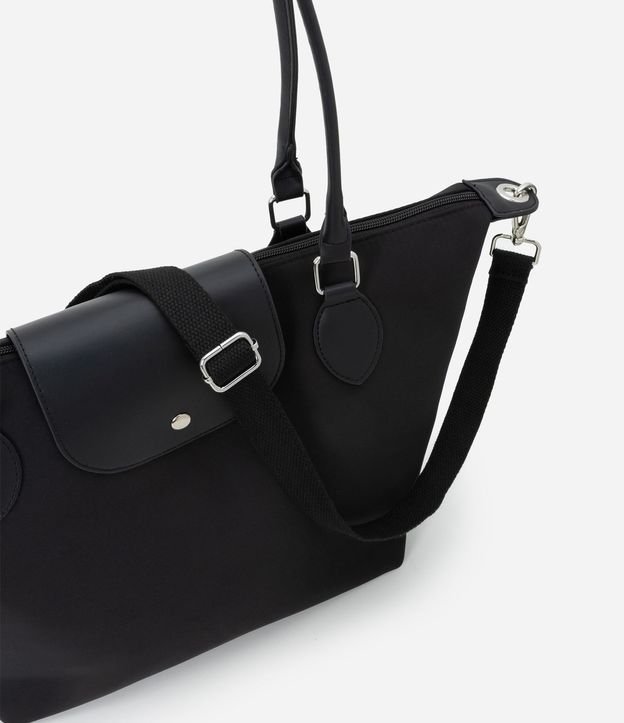 Cartera Grande con Cremallera Solapa y Asa Doble 7