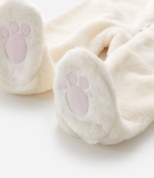 Mono Infantil con Capucha Bordado de Gatita – Talle 0 a 18 Meses 6
