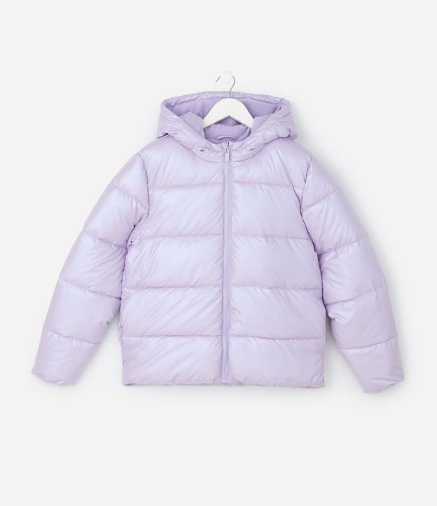 Campera Infantil Puffer con Ondas Holográficas – Talle 5 a 14 años 2
