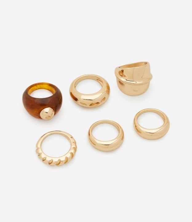 Kit 06 Anillos Diversos