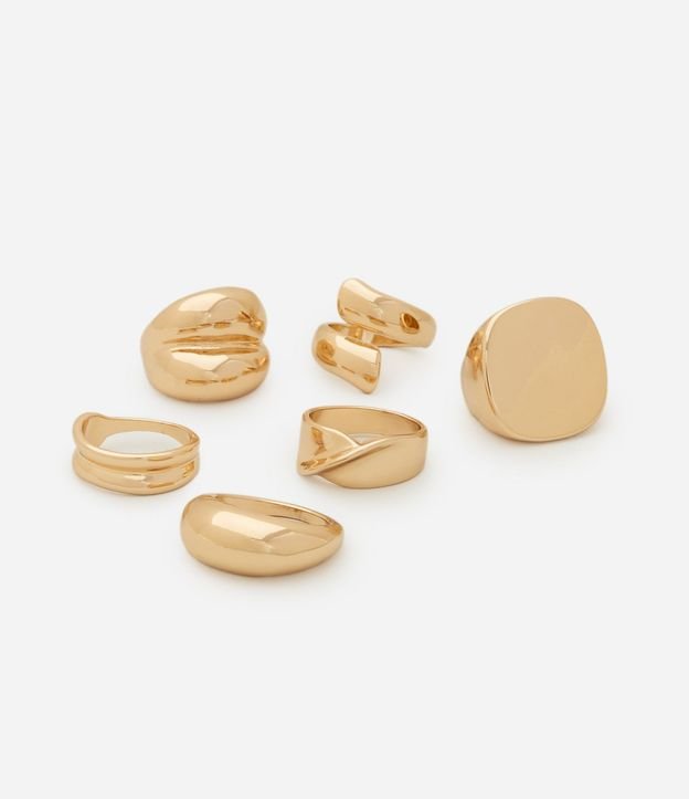 Kit 06 Anillos Bolds con Formas Diferentes 2