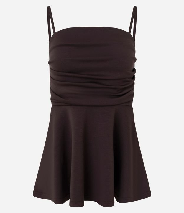 Blusa Peplum en Modal con Breteles Finos 6