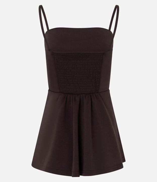 Blusa Peplum en Modal con Breteles Finos 7