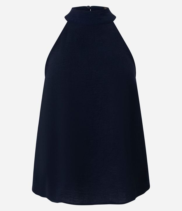 Blusa en Airflow con Cuello Halter