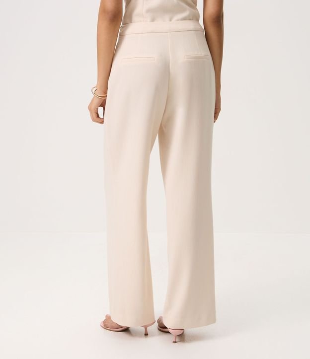 Pantalón Recto en Sastrería con Cremallera Lateral 5