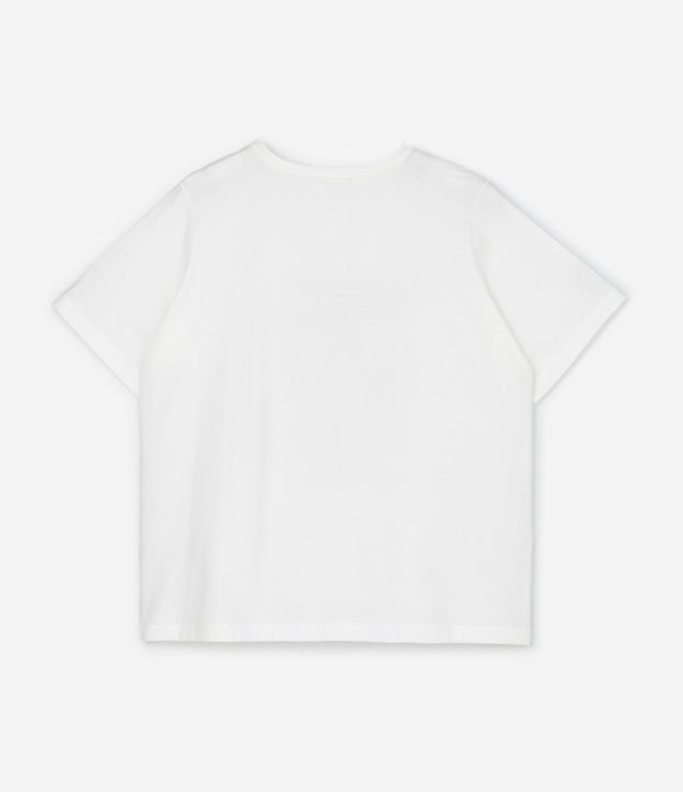 Remera Regular en Algodón con Bordado fondo do Mar Curve & Plus Size 5