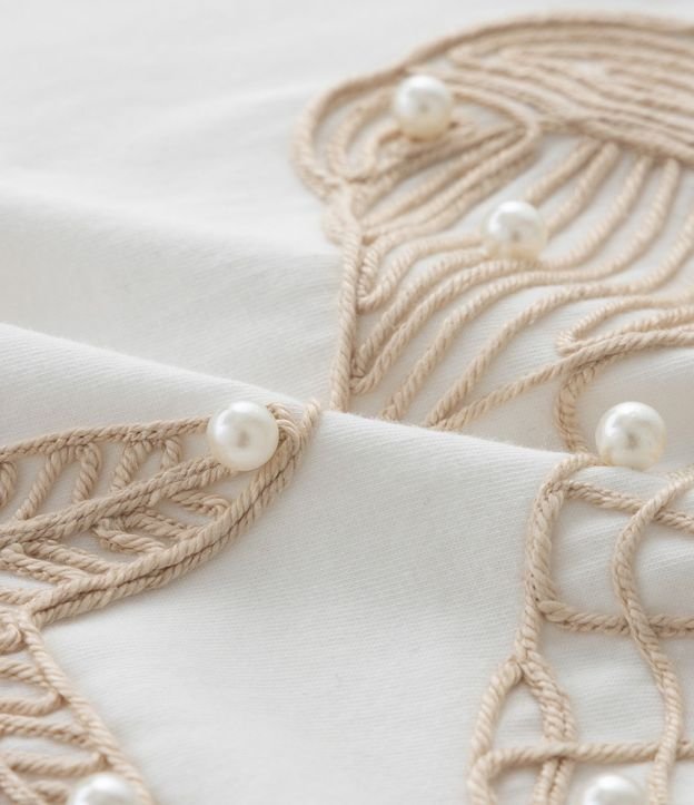 Remera Regular en Algodón con Bordado fondo do Mar Curve & Plus Size 6