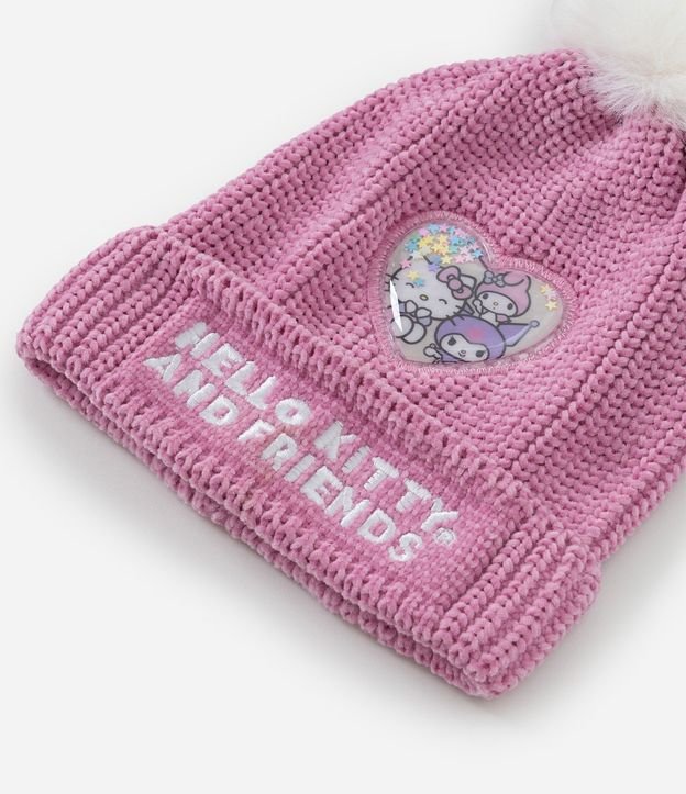Gorro Infantil en Punto con Estampa Hello Kitty y Amigos  – Talle U 3