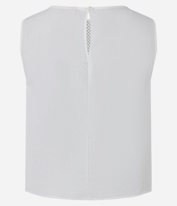 Blusa en Viscolino con com Recortes de Entremedios 7