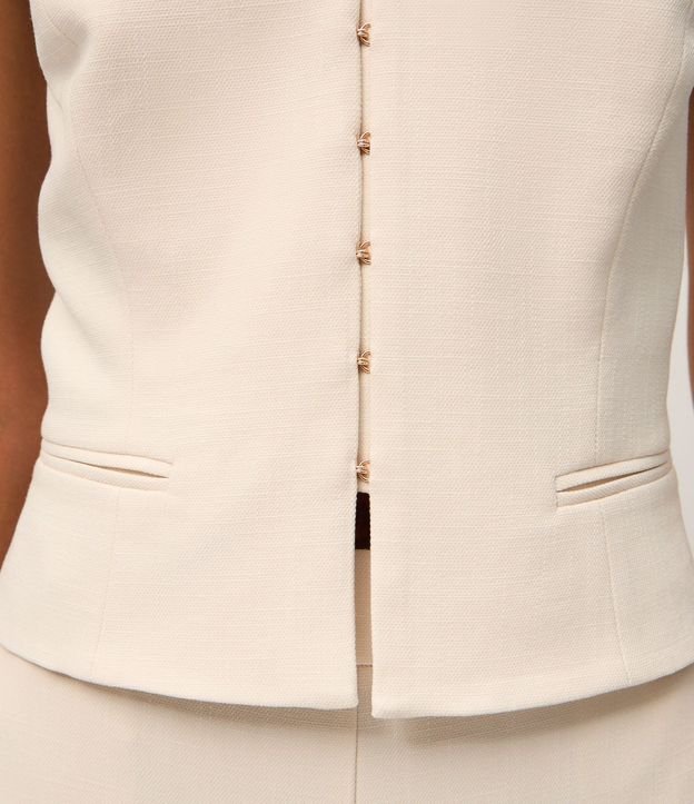 Blusa Frente Única en Sastrería con Ganchos Delanteros 5