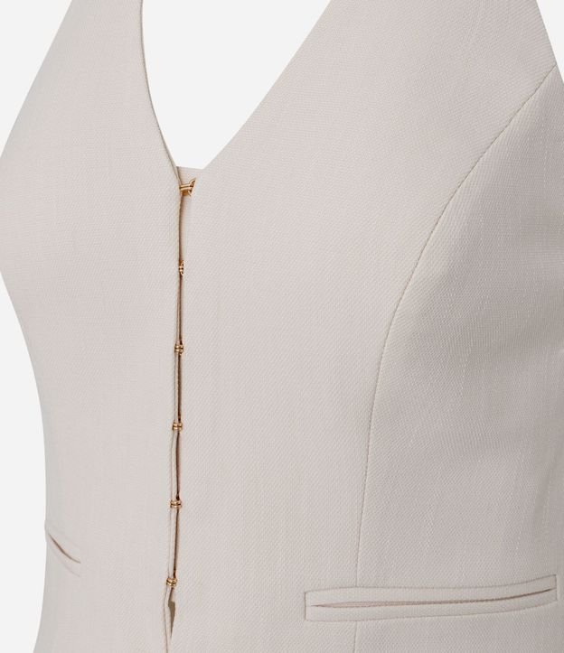 Blusa Frente Única en Sastrería con Ganchos Delanteros 7