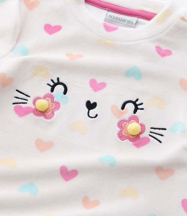 Pijama Infantil con Corazones y Pompones – Talle 1 a 4 años 12