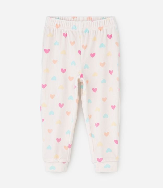 Pijama Infantil con Corazones y Pompones – Talle 1 a 4 años 5