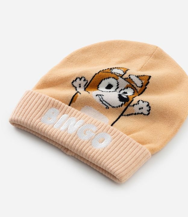 Gorro Infantil Reversible en Punto con Estampa Bluey y Bingo – Talle U 2