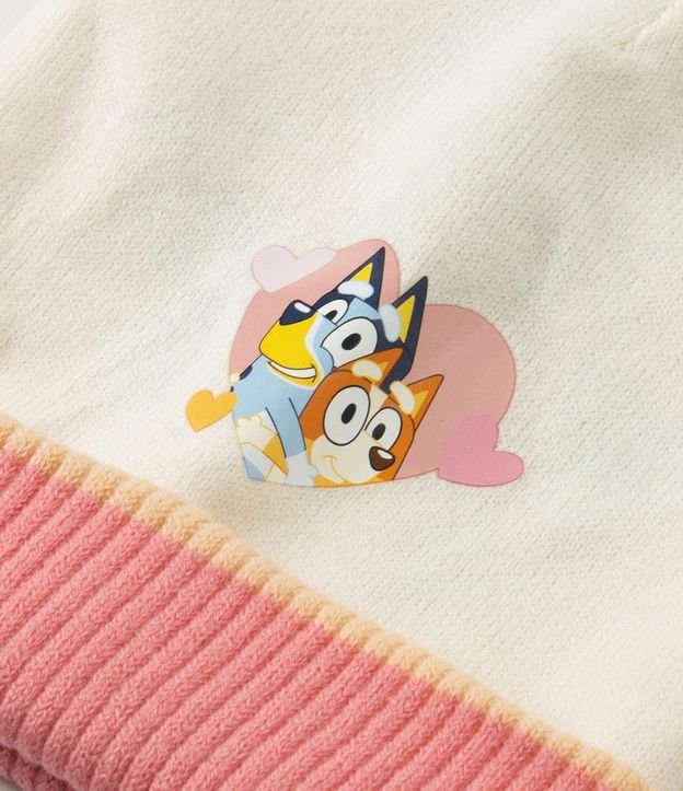 Gorro Infantil Reversible en Punto con Estampa Bluey y Bingo – Talle U 4