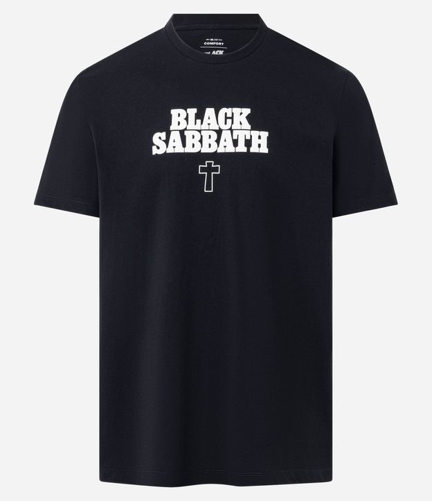 Remera en Algodón con Estampa Black Sabbath 5