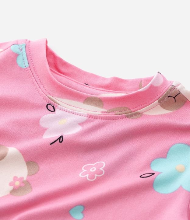 Pijama Infantil Largo en Plush con Estampa de Carpincho – Talle 2 a 6 años 9