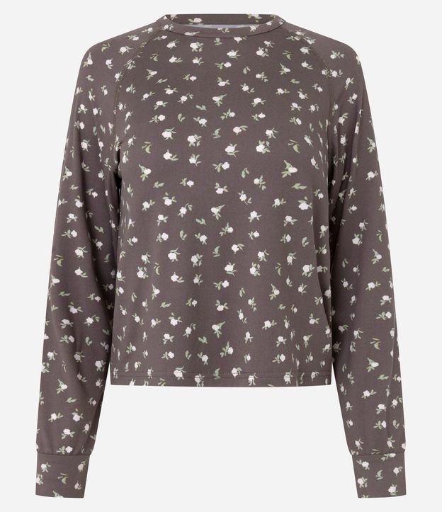 Blusa de Pijama con Estampado Floral Peach Touch 5