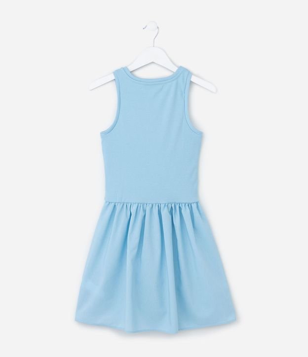 Vestido Infantil sin Manga en Rib - Talle 5 a 14 años 3