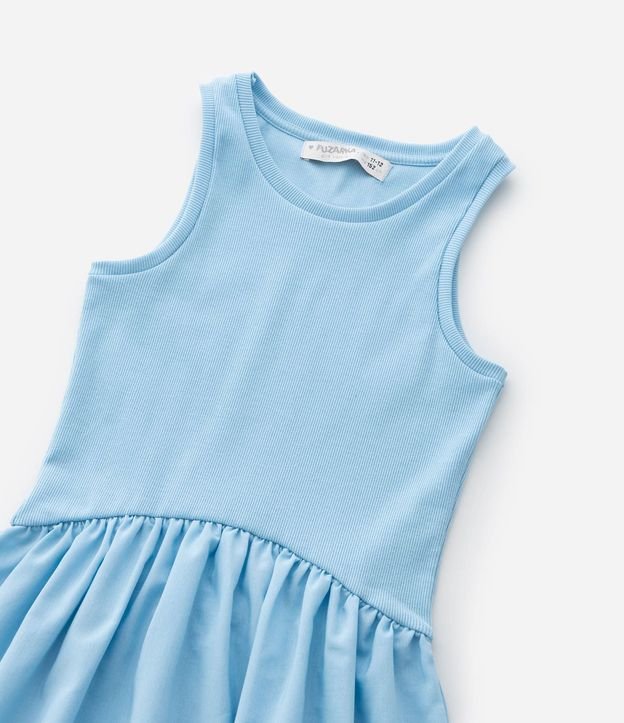 Vestido Infantil sin Manga en Rib - Talle 5 a 14 años 8