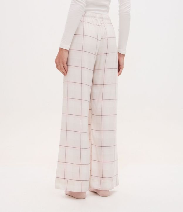 Pantalón de Pijama en Franela de Cuadros 4