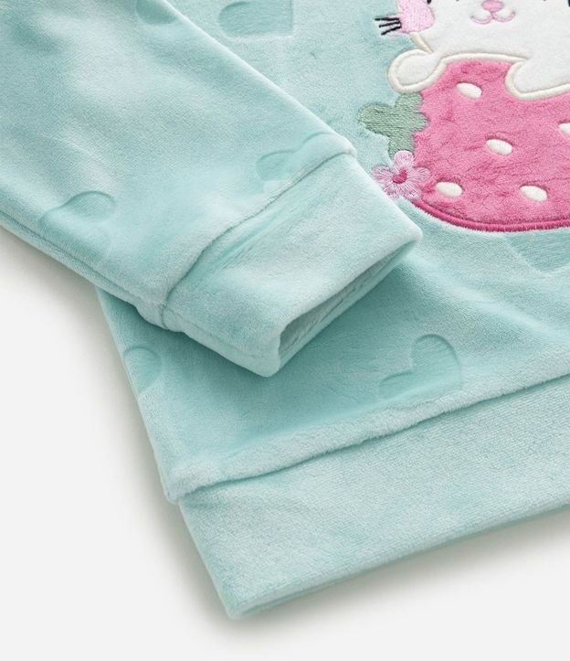 Pijama Infantil con Bordado Conejito y Frutillas – Talle 2 a 6 años 9