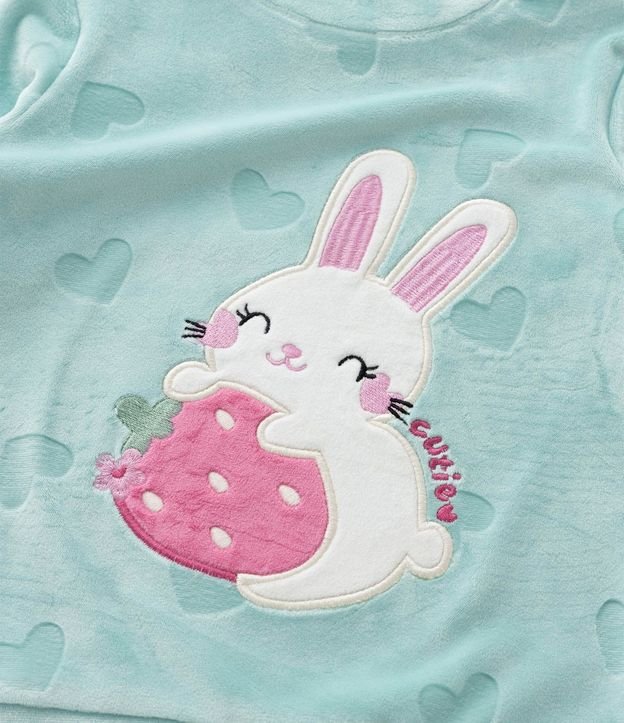 Pijama Infantil con Bordado Conejito y Frutillas – Talle 2 a 6 años 11