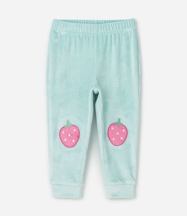Pijama Infantil con Bordado Conejito y Frutillas – Talle 2 a 6 años 4
