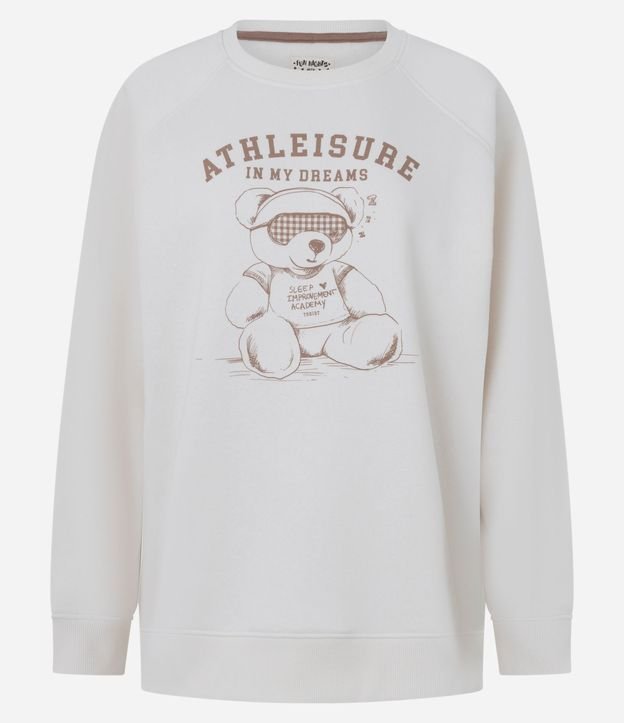 Blusa de Pijama en Algodón con Estampado Osito Athleisure 3