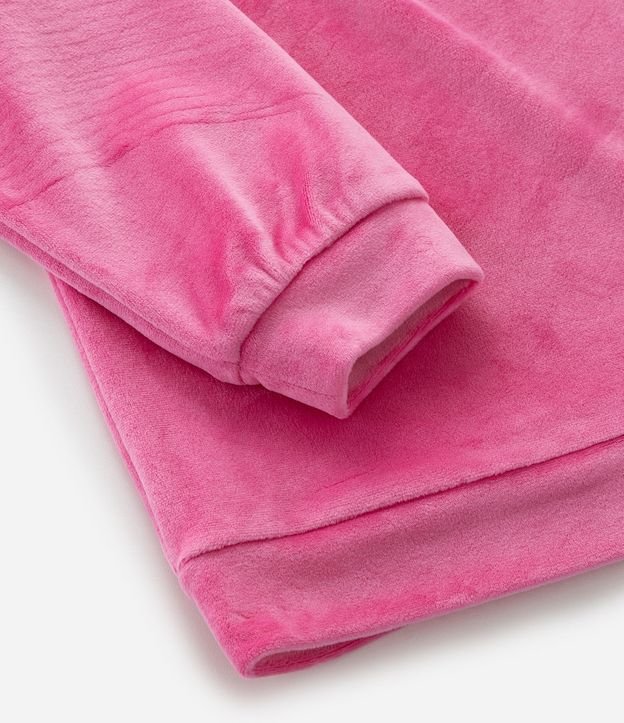Pijama Infantil Largo con Estampa de Moñitas en Relieve – Talle 5 a 14 años 11