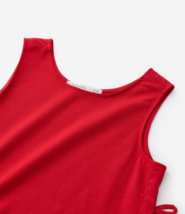 Blusa Infantil sin Mangas con Lacitos - Talle 7 a 14 años 6