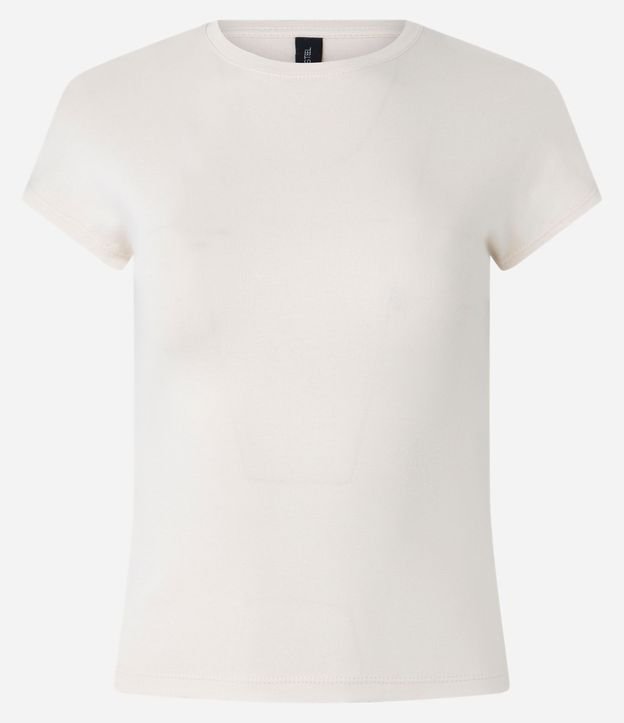 Blusa Básica en Rib con Hombro Caído 8