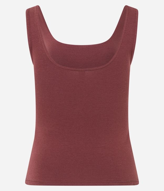 Blusa Musculosa en Algodón con Escote Cuadrado 8