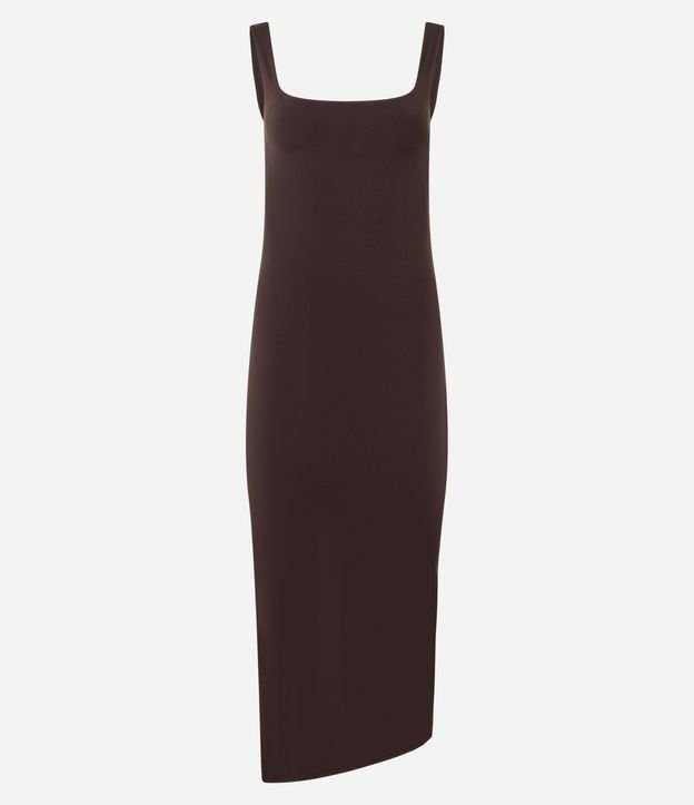 Vestido Long Midi en Poliamida con Escote en la Espalda 9