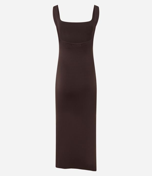 Vestido Long Midi en Poliamida con Escote en la Espalda 10