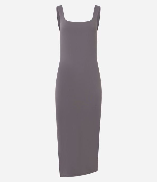 Vestido Long Midi en Poliamida con Escote en la Espalda 7