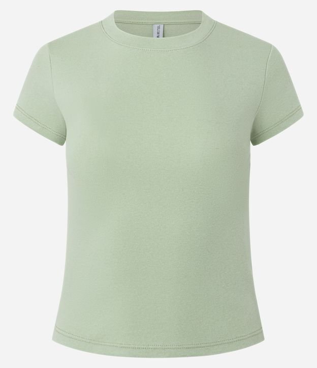 Blusa Básica Justa y Alargada en Rib 6