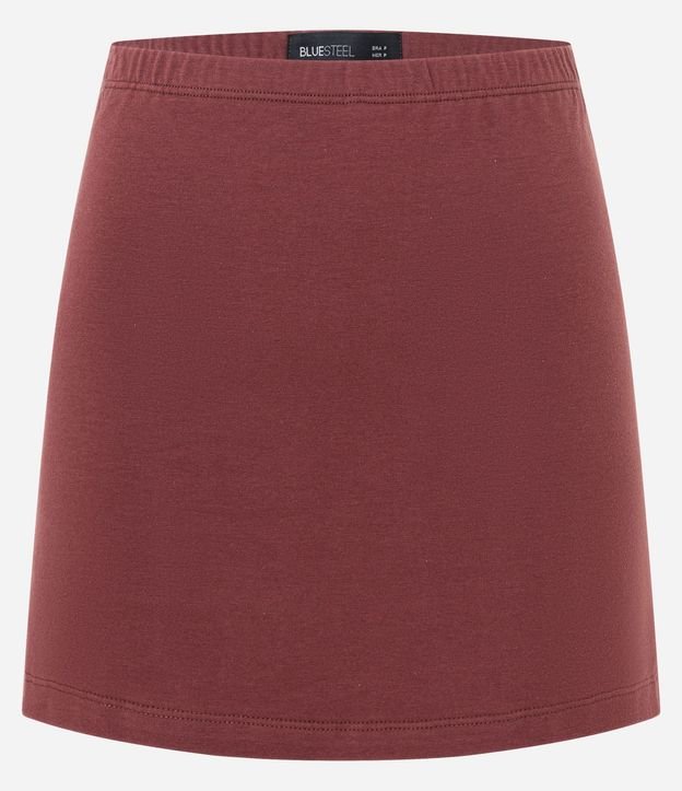Short Pollera en Cotton con Cintura Elástica 6