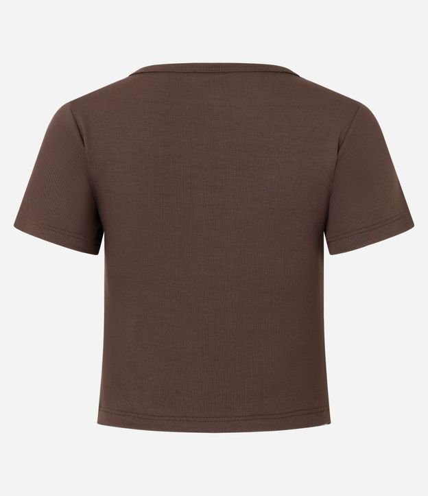 Blusa en Rib con Botones en el Escote 9
