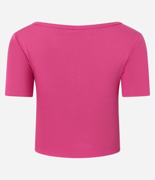 Blusa en Rib con Botones en el Escote 7