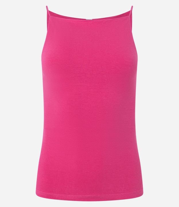 Blusa sin Manga con Escote Halter y Alça Elástico 6