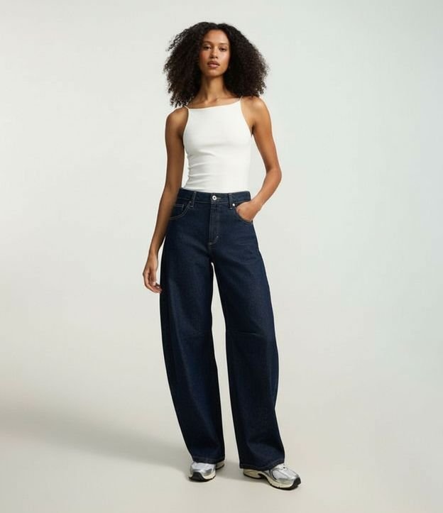 Blusa sin Manga con Escote Halter y Alça Elástico 5
