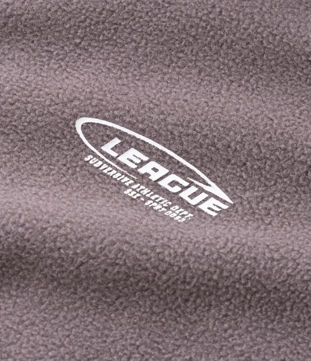 Buzo Masculino de Fleece con Cierre y Recortes Contrastantes 7