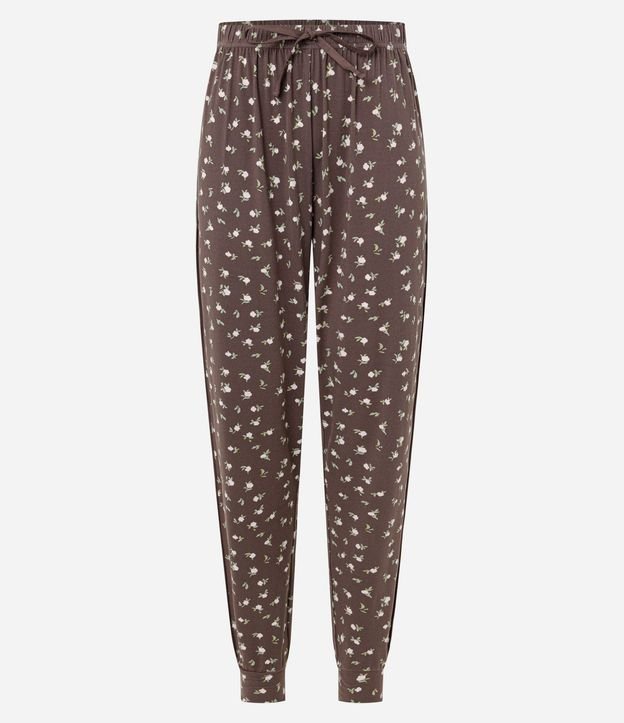 Pantalón de Pijama Jogger Peach Touch con Lazo en la Cintura 4