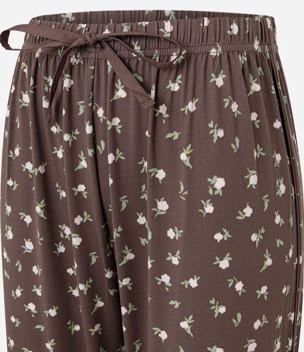 Pantalón de Pijama Jogger Peach Touch con Lazo en la Cintura 5