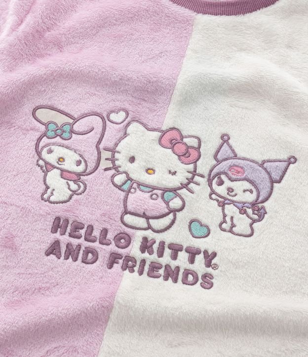 Pijama Infantil Largo con Hello Kitty en Relieve – Talle 5 a 14 años 11